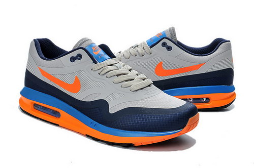 Mens Nike Air Max Lunar 1 Grey Blue Orange Promo Code